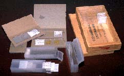 photo of microscope slide containers