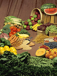 Fruits and vegetables: Click here for full photo caption.
