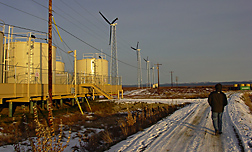 Remote villages and towns like Selawik, Alaska, are reaping the benefits from ARS’s work in hybrid energy technology: Click here for photo caption.