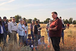 ARS ecologist Roger Sheley teaches the EBIPM decision process to attendees of the annual EBIPM Field School in 2010 in Boise, Idaho: Click here for photo caption.