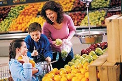 Many U.S. kids eat more servings of fruits than vegetables, but most eat less of each than they should: Click here for photo caption.