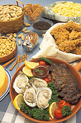 Foods and spices that contain zinc: Click here for full photo caption.