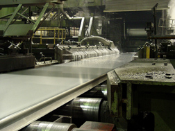 Aluminum rolling mill operation: Click here for full photo caption.