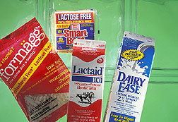 Lactose-free products: Click here for full photo caption.