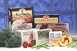 Frozen food packages: Click here for full photo caption.