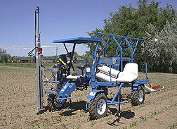 A dual purpose rig used for soil surveying and soil sampling: Click here for full photo caption.