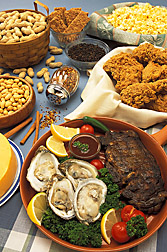 Foods and spices that contain the mineral zinc, essential for brain function: Click here for photo caption.