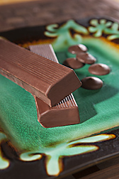 Fortunato No. 4 chocolate, a fine-flavor product made from the Pure Nacional type of cacao identified in northern Peru: Click here for photo caption.
