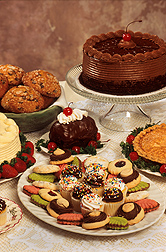 Like other club wheats, flour milled from Cara has characteristics ideal for making air-leavened cakes, cookies, pastries, and other fluffy-textured baked goods: Click here for photo caption.