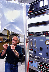 Technician Eldon Shetler