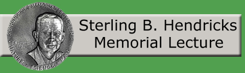 Logo: Sterling B. Hendricks Memorial Lecture