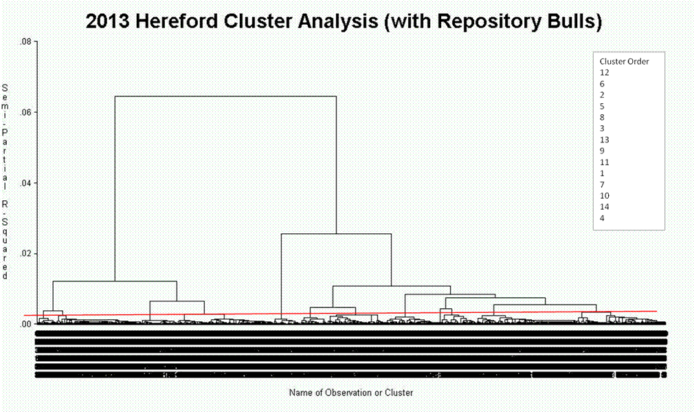 Hereford cluster analysis