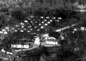 Aerial view of the Hog Cholera Research Station 