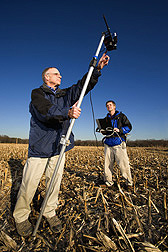 Using a portable spectroradiometer to measure reflectance of crop residues and soil