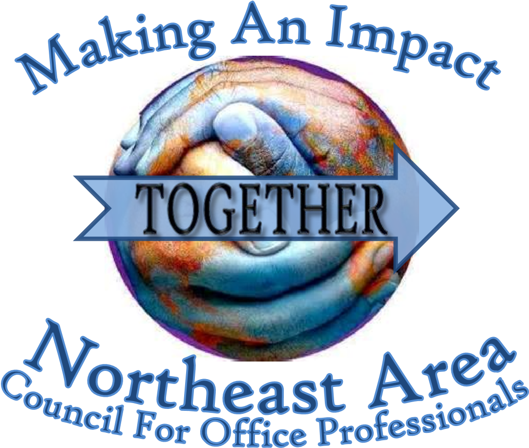 NEACOP Logo which is an image of hands coming together with the words Making an Impact together Northeast 