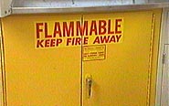Flammable cabinet