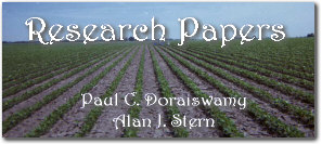 Research Papers - Crop Condition and Yield Research - Paul C. Doraiswamy and Alan J. Stern