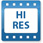 High Resolution Video Icon