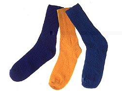 Photo: Three socks. Link to photo information