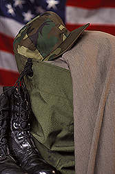 Military garments made using wool: Link to photo information