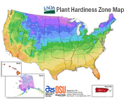 Plant Hardiness Zone map