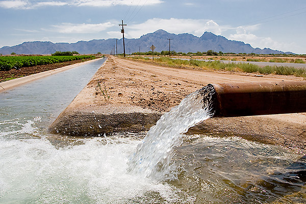 A canal near Maricopa, Arizona.