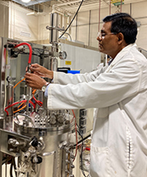 Nasib Qureshi working on bio-butanol