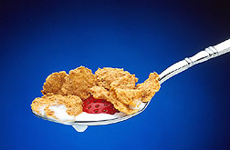 Photo: A spoonful of cereal.