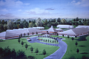 Watercolor rendering of the new NBCL.