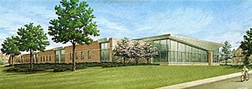 Artist's rendering of the new Cereal Crops Research Laboratory. 