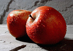 Photo: Two apples. Link to photo information