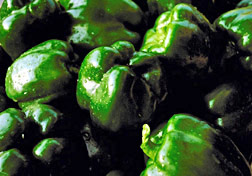 Photo: Green peppers.