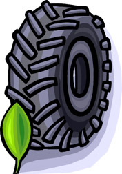 Photo: Drawing of tire.