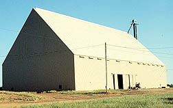 Photo: Peanut storage warehouse.