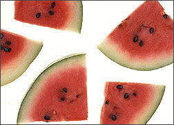Watermelon slices. Link to photo information 