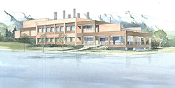 Photo: Artist's rendering of the new Poisonous Plant Research Laboratory building. Click image for larger version. 